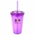 Translucent Purple 16 oz. Double-Wall Cool Acrylic Tumbler with Logo