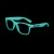 Glow in the Dark Custom Design Sunglasses For Advertising Blue