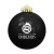 Black Christmas Holiday Ornament with Logo