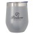 Imprinted Vinay Stemless Wine Glass - Gray