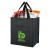 Extra Wide Non-Woven Shopper Bag-Imprinted - Black