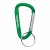 Green Carabiner Promotional Custom Imprinted With Logo