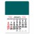 Peel-N-Stick® Calendar - Rectangle - Teal