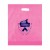 Foil Stamp Custom 15 x 18 Frosted Die Cut Bag - Pink