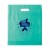 Foil Stamp Custom 15 x 18 Die Frosted Cut Bag - Teal