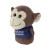 Shorties Business Logo Imprinted Mini Stuffed Animals with Shirts - Monkey