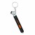 Custom Mini Tire Gauge Key Chain - Black