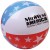 Stars & Stripes Promotional Patriotic Beach Balls - 10½” Diameter