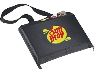 Imprinted Stadium Cushion & Stadium Blanket Combo with Tote Bag