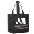 Black Non-Woven Reusable Grocery Bag | Custom Grocery Bags | Cheap Wholesale Tote Bags Made from Recycled Materials