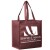 Burgundy Non-Woven Reusable Grocery Bag | Custom Grocery Bags | Cheap Wholesale Tote Bags Made from Recycled Materials