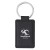 Black Custom Leatherette Key Tag