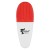 Magnetic Alligator Clip - Custom Imprint - White/Red