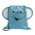 Custom Children’s Drawstring Backpacks | Paws ‘N’ Claws Sport Pack | Wholesale Animal Print Drawstring Backpacks - Elephant