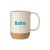 Beck 13 oz Stoneware Mug Logo Ivory