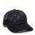 Debossed American Flag Mesh Back Logo Cap - Black