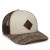 Customized Premium Modern Trucker Cap - Stone/Brown/Gold