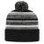 Custom Embroidered Knit Beanie with Fleece Lining | Embroidered Beanies - Black