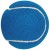 Synthetic Promotional Tennis Ball with Logo - Blue