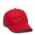 Custom Unstructured Brushed Twill Solid Back Cap - Red