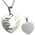 Engravable Footprints In The Sand Pendant