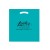 Custom Discount Bag with Gusset and Die Cut Handles - Teal