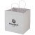 White Wide Gusset Takeout Bag Imprinted