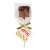 Holiday Sprinkled Chocolate Marshmallow Pop with Logo