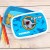 Shark Attack Personalized Blue Lunch Box | Kids Customized Lunch Box Sharks