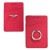 Customized RFID Phone Pocket with Ring Red