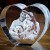 Mother's Day 3D Photo Engraved Heart Crystal Keepsake