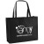 George™ Non-Woven Tote Bag Logo Products - Black