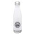 White h2go 17 oz Bottle | Promotional h2go Water Bottles | Push-Pull Stainless Steel Water Bottles | h2go Sports Bottles in Bulk