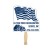 Flag Fan Promotional Custom Imprinted With Logo