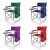 Premium Promotional Foldable Chair in Many Colors with Custom Imprint - Green, Blue, Purple & Red 