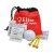 Imprinted Cinch Tote Golf Kit Red