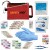 Imprinted Grab N Go First Aid Kit - Red