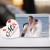 Wedding Party Personalized Picture Frame | Heart Shaped Customized Photo Frame For Bride And Groom