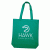 Colored Economical Tote Bag With Gusset- Turquoise
