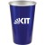 Stainless Steel Pint Tumbler | Personalized Pint Glasses with Your Logo  - Blue