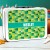 Green Pixels Personalized Retro Metal Lunch Box