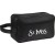 Black Zippered Toiletry Bag with Logo