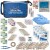 Imprinted Go Safe First Aid Kit - Blue