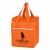 Imprinted Wave Design Cooler Lunch Bag Orange