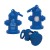 Fire Hydrant Custom Pet Waste Bag Dispensers - Blue