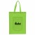 Imprinted Cove Fold Up Tote Bag - Lime green