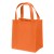 Small Reusable Tote Bag-Wide Gusset-Full Color Imprint - Orange