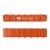 Customized 7 Day Pill Container Frost Orange