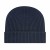 Embroidered Logo Premium Cuffed Knit Cap - Navy