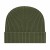 Embroidered Logo Premium Cuffed Knit Cap - Olive